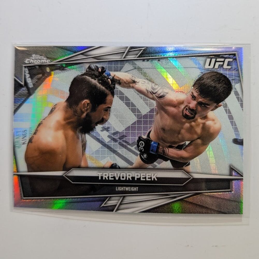 2026 Topps Chrome UFC Trevor Peek #64 Sonar Refractor Hobby Exclusive
